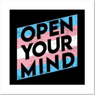 Open Your Mind | Transgender Pride Posters and Art